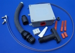 Tee Connection Kit for overjacketed heater cable (.75'' - 3'' pipe size).